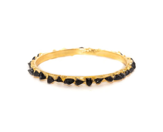 Onyx Fusion Hoop Bracelet