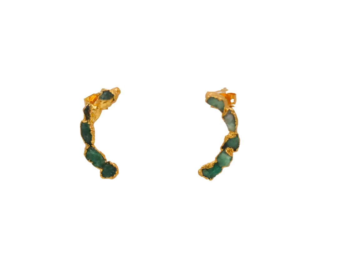 Mini Topo Media Luna Esmeralda fusión