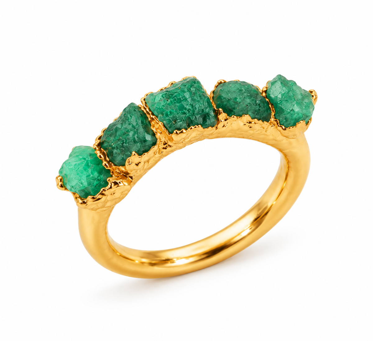 Emerald Line Ring - FUSION Collection