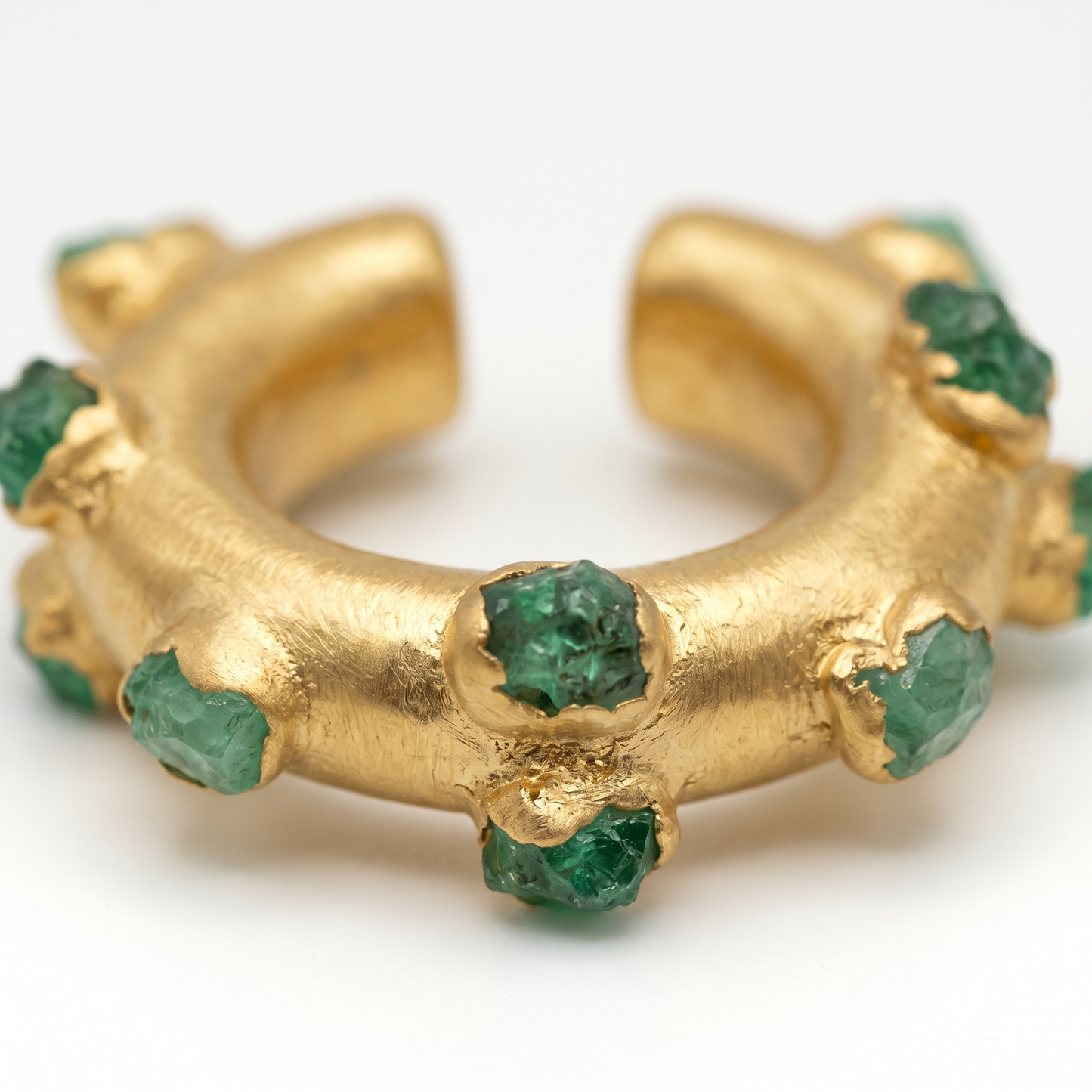 EARCUFF NUGGET ESMERALDA FUSIÓN