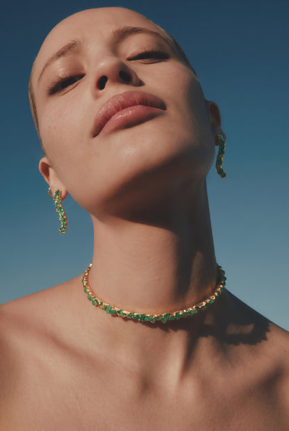 Emerald Mosaic Choker - FUSION
