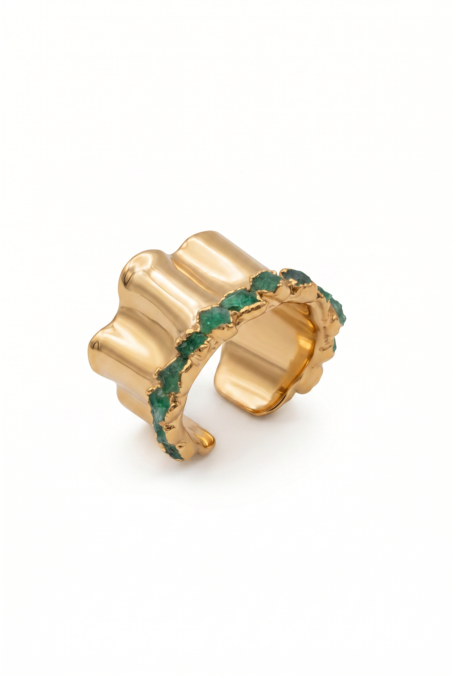 Bolero emerald earcuff