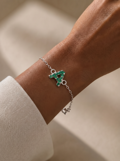 Brazalete con letras