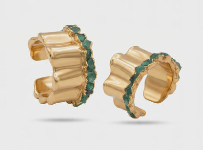 Bolero emerald earcuff